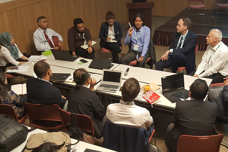 Bert Fabian of UNEP leads the Fuel Economy Experts’ and Stakeholders’ Meeting.