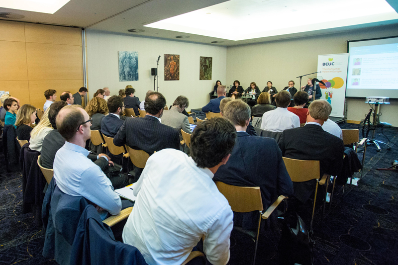 Participants at the conference in Brussels. All photo credits: BEUC.