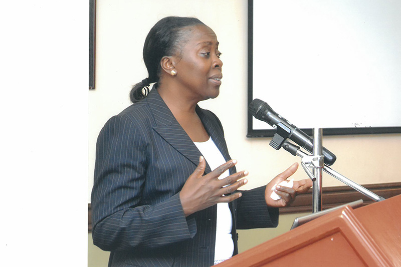 Jane Akumu of UN Environment introduces the Global Fuel Economy Initiative.
