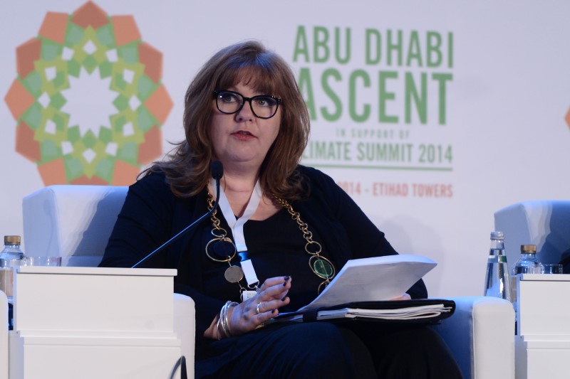 Sheila Watson addressing the conference