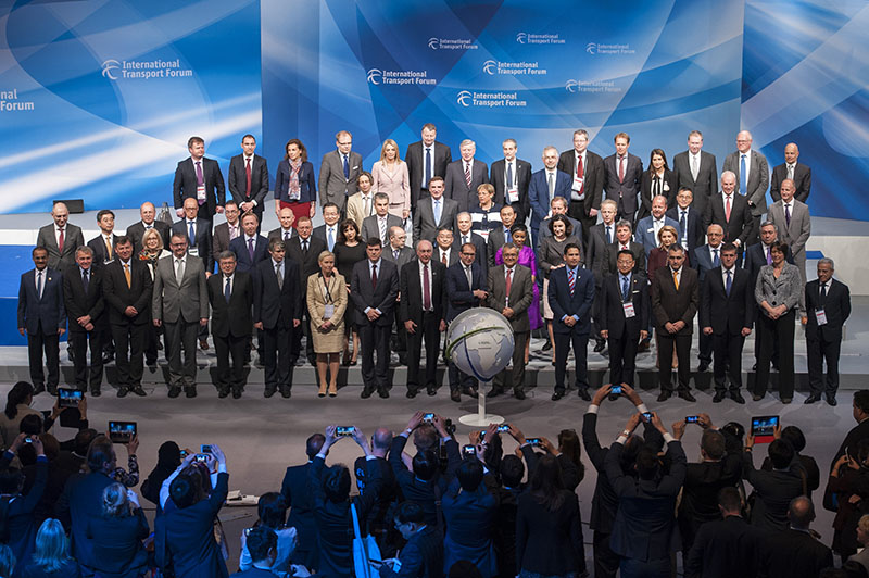 More than 60 transport ministers gathered in Leipzig for the event