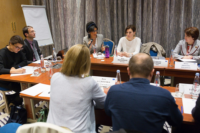 Participants discuss fuel economy policies.