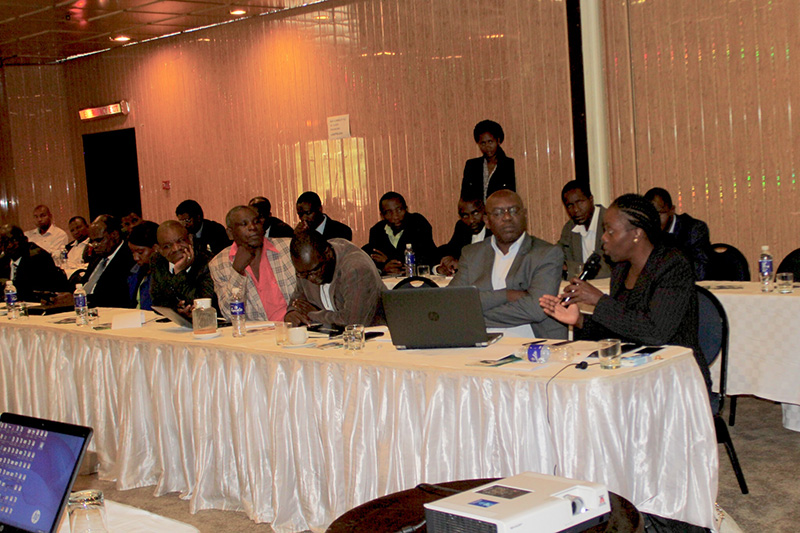 Jane Akumu of UN Environment responds to a question.