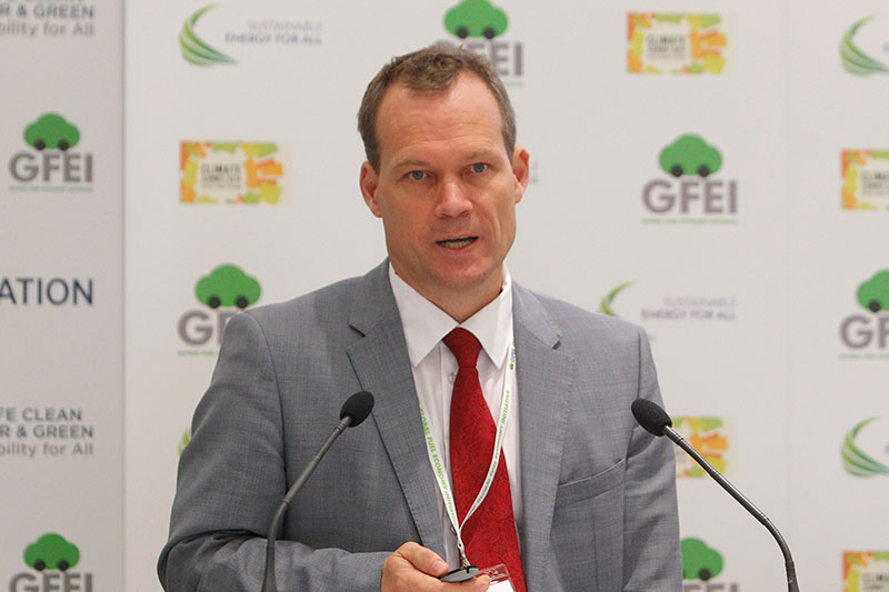 Rob de Jong, Head of the Transport Unit in UNEP's Division of Technology, Industry and Economics (DTIE).