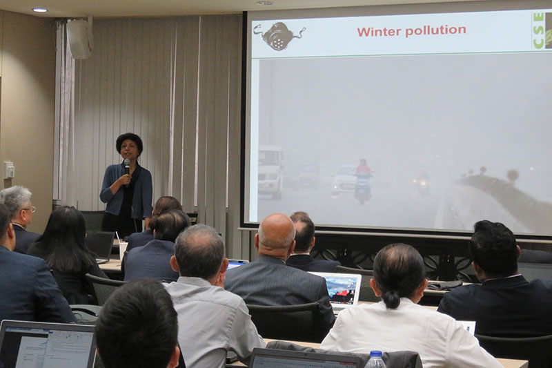 Anumita Chowdhury of the Centre for Science and Environment spoke at the event.
